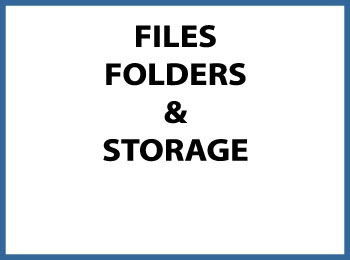 files folders and storage