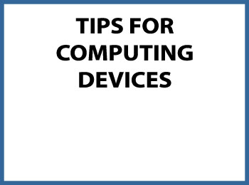 Tips for computing devices